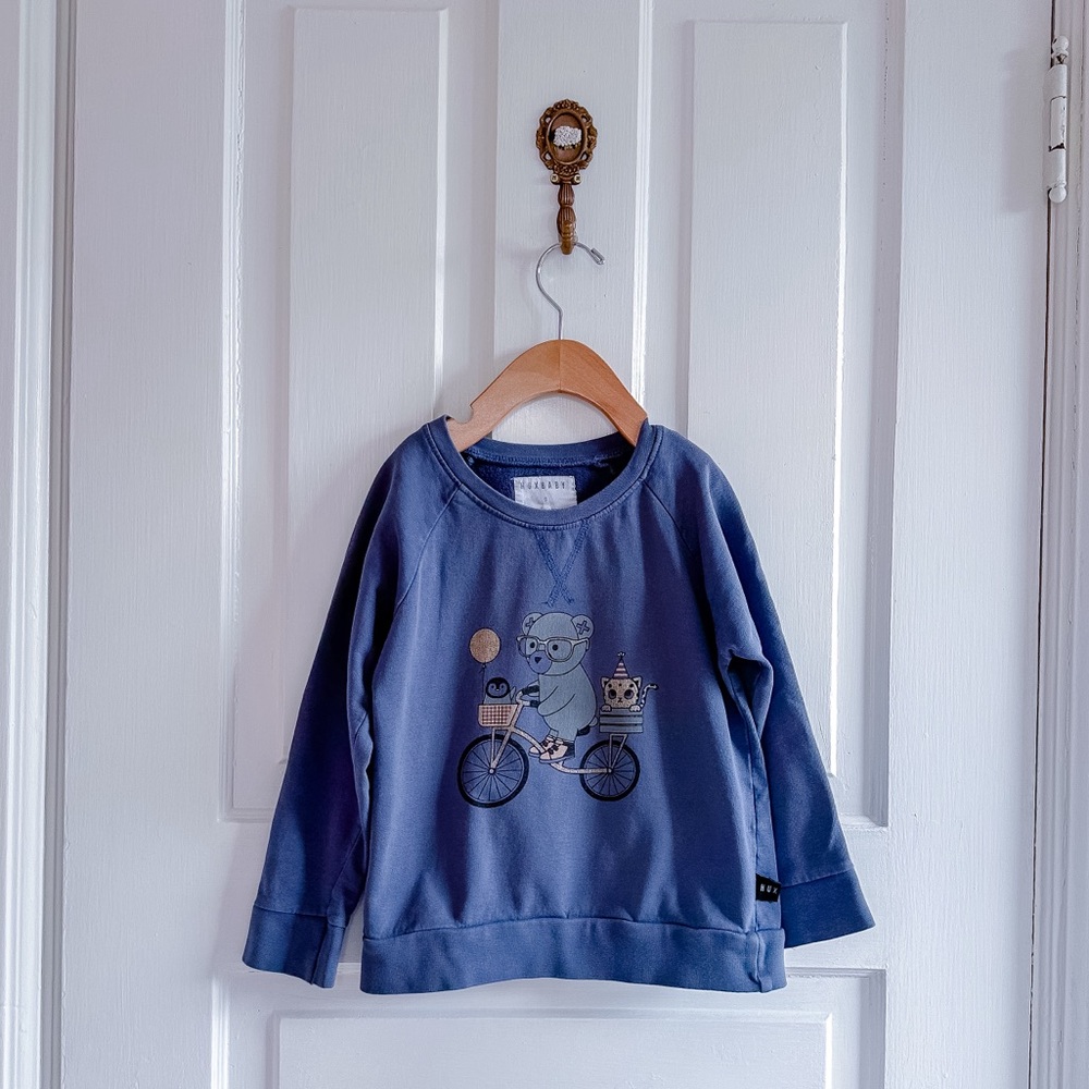 Hux baby organic cotton long sleeve top